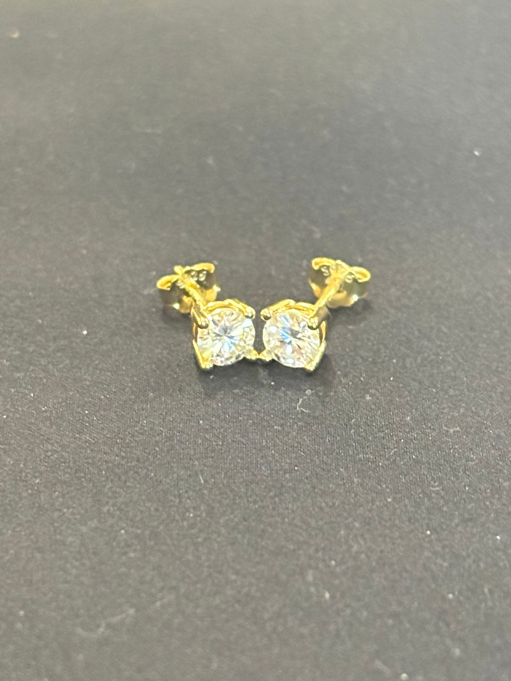 5mm gold stud earrings