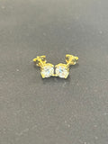 5mm gold stud earrings